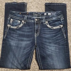 Miss Me cropped jeans size 31